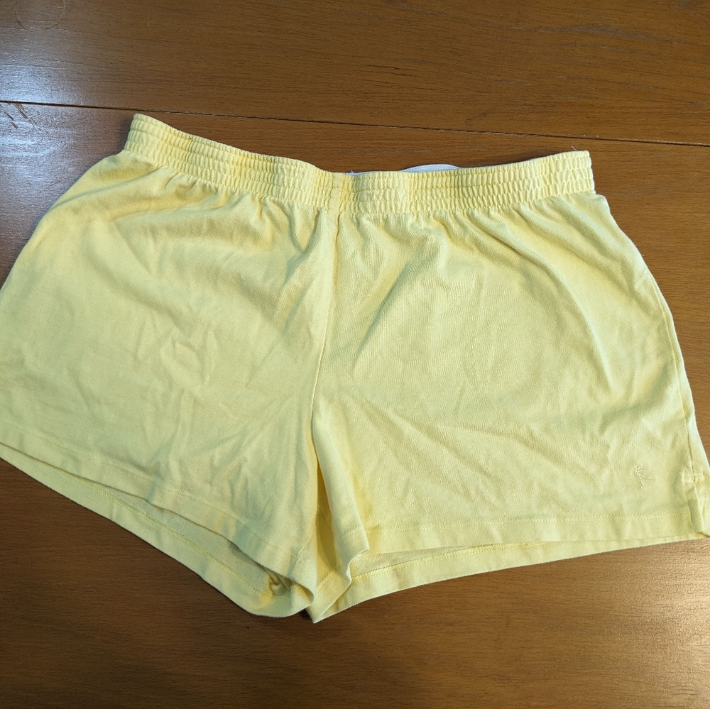 Danskin Yellow Athletic Shorts Women's Size XXL